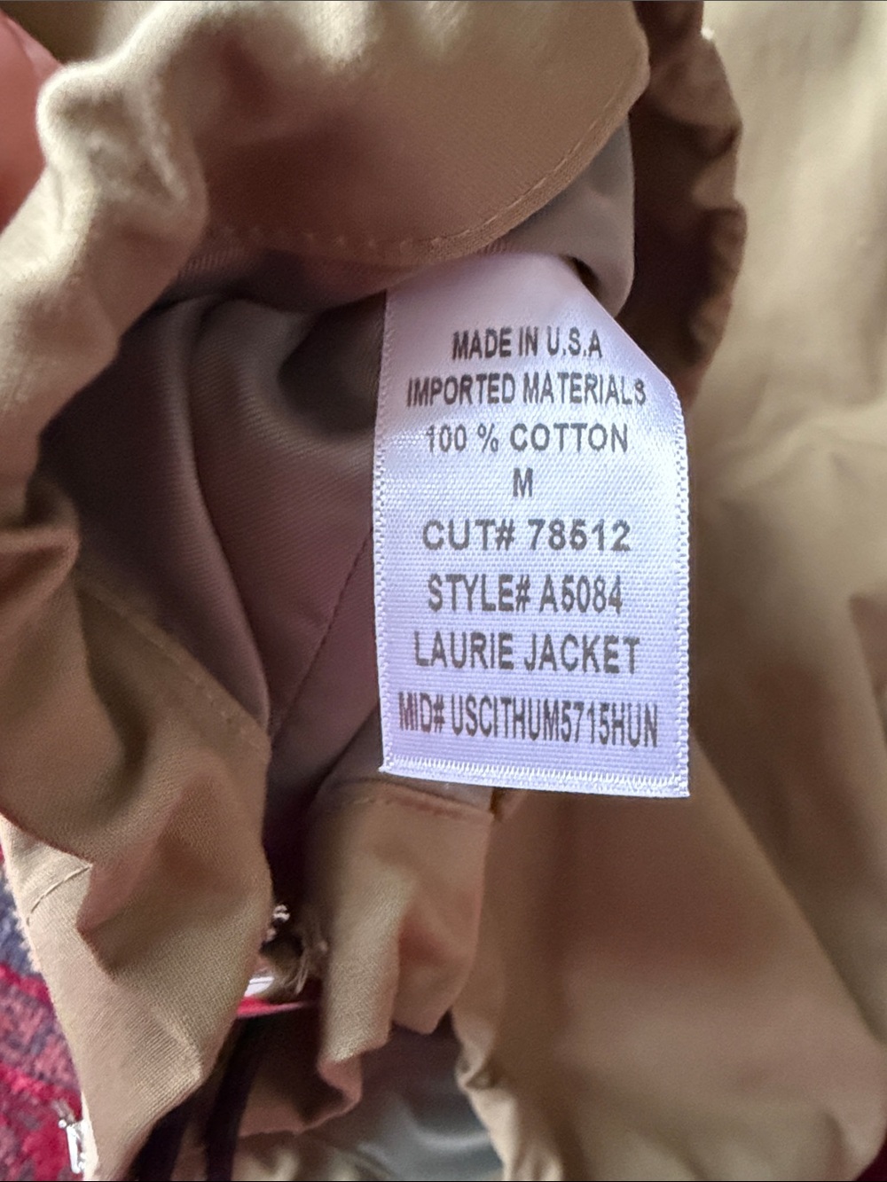 Agolde Laurie Green Bomber Cotton Jacket with toggles - Picture 10 of 10